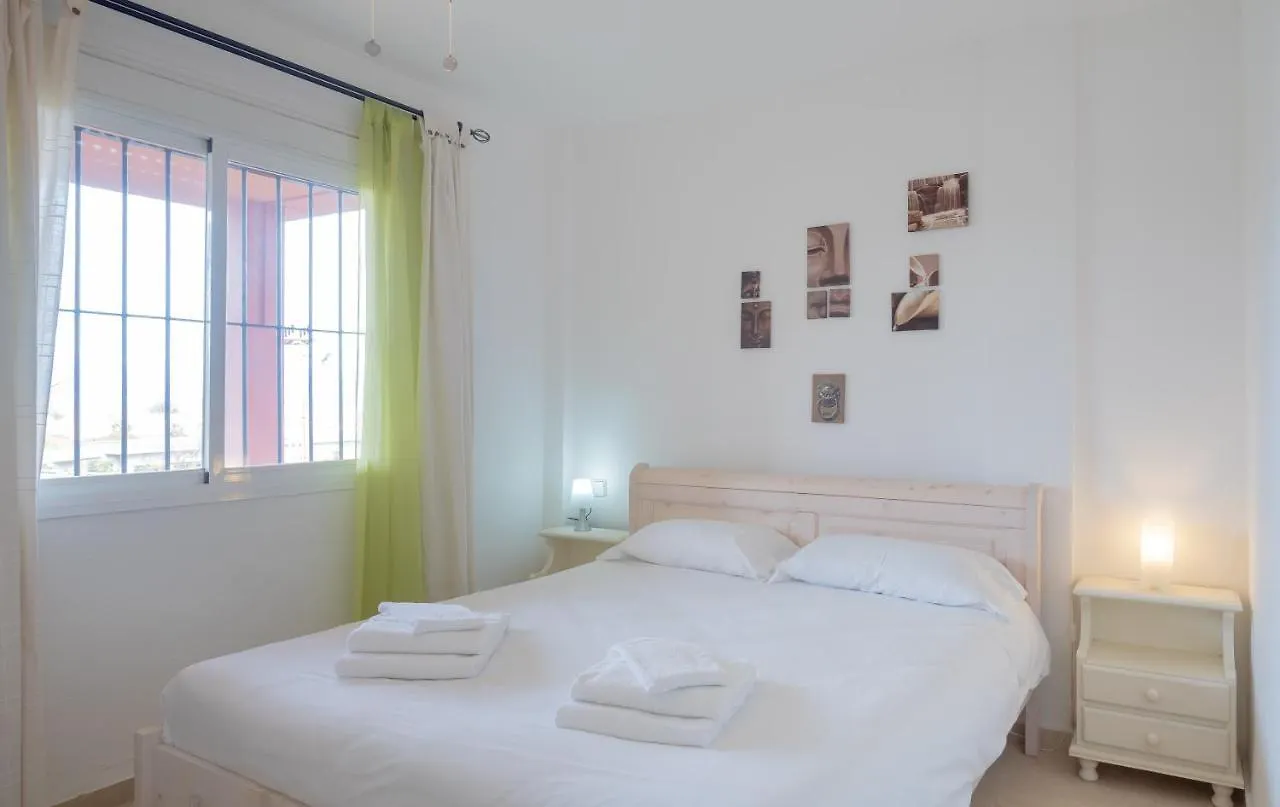 2111-Beautiful Groundfloor With Garden Sea View Apartment Manilva