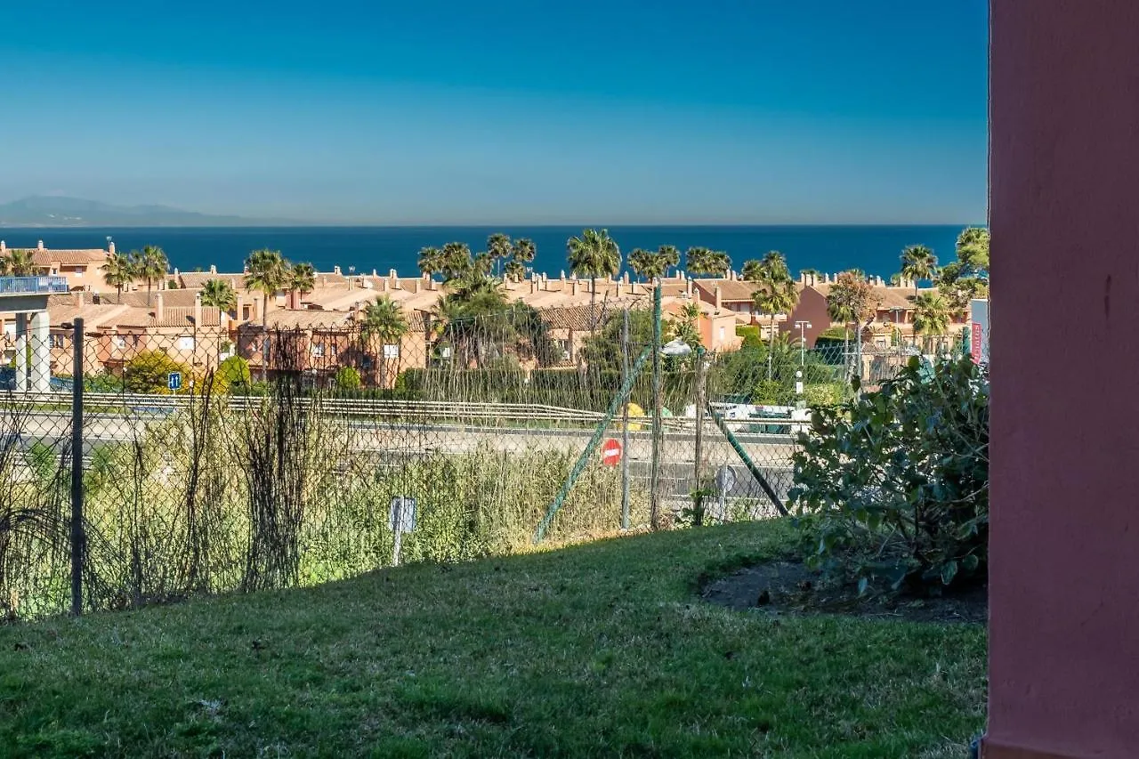 2111-Beautiful Groundfloor With Garden Sea View Apartment Manilva